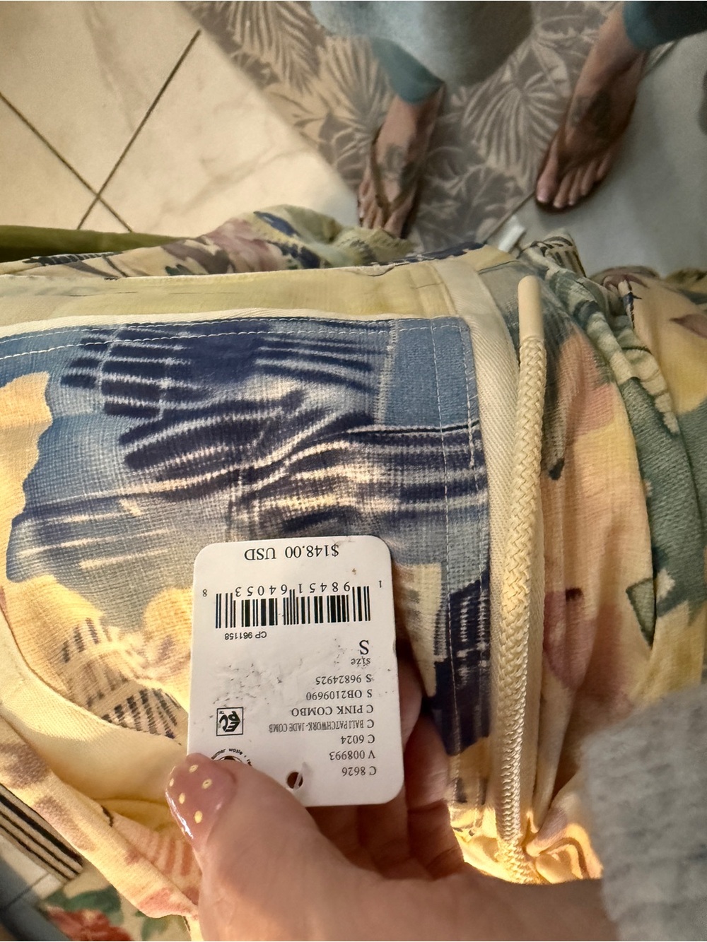 Free People Movement Cool Climber Printed Pants in the Bali Patchwork - Picture 7 of 7